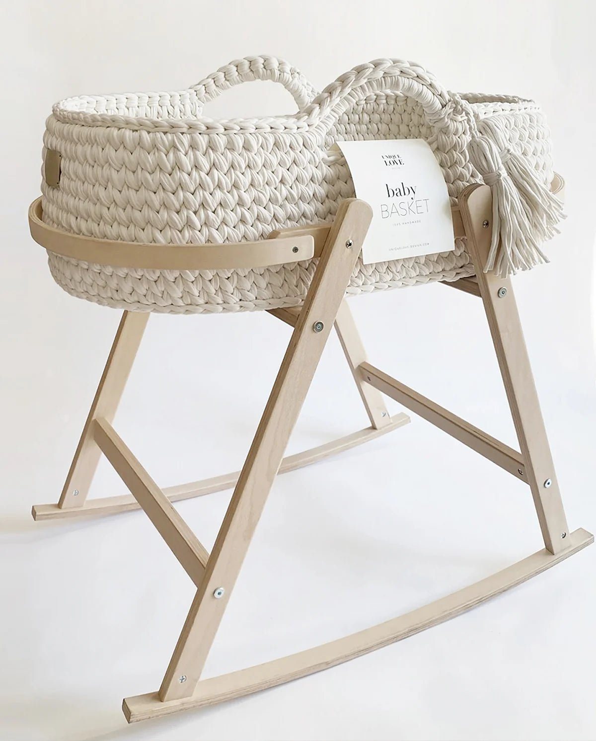 BABYWIEGE FÜR BABYKORB- NATURAL