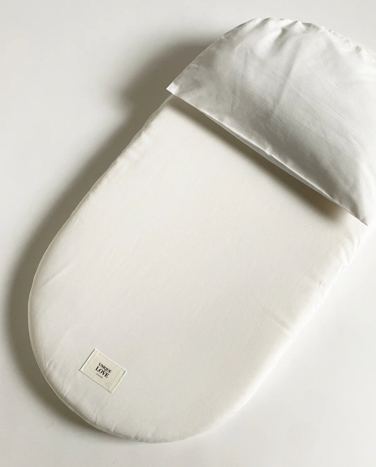 BETTWÄSCHE - SET FÜR BABYKORB -PURE WHITE