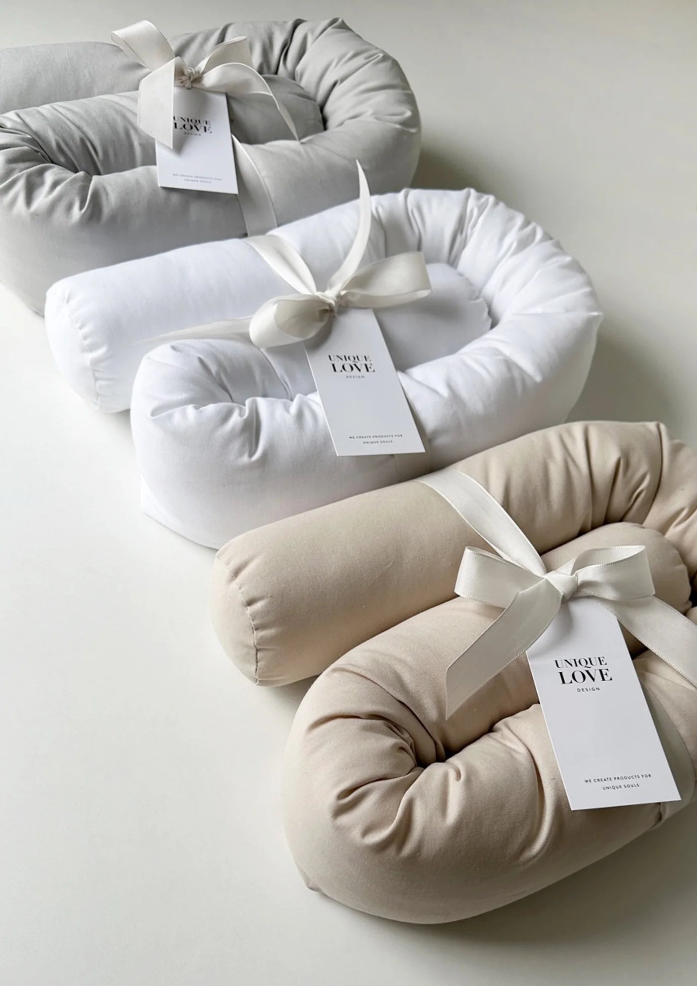 BABYKORB - BETTSCHLANGE- PURE WHITE