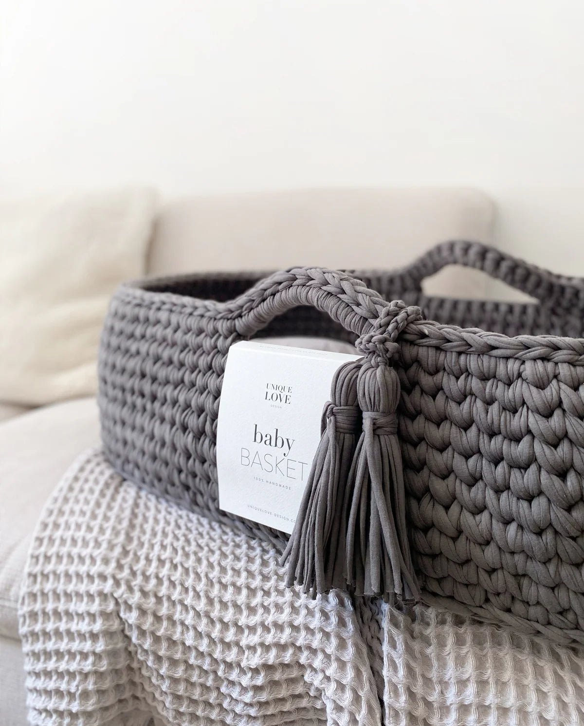 BABYKORB- COZY GRAPHITE