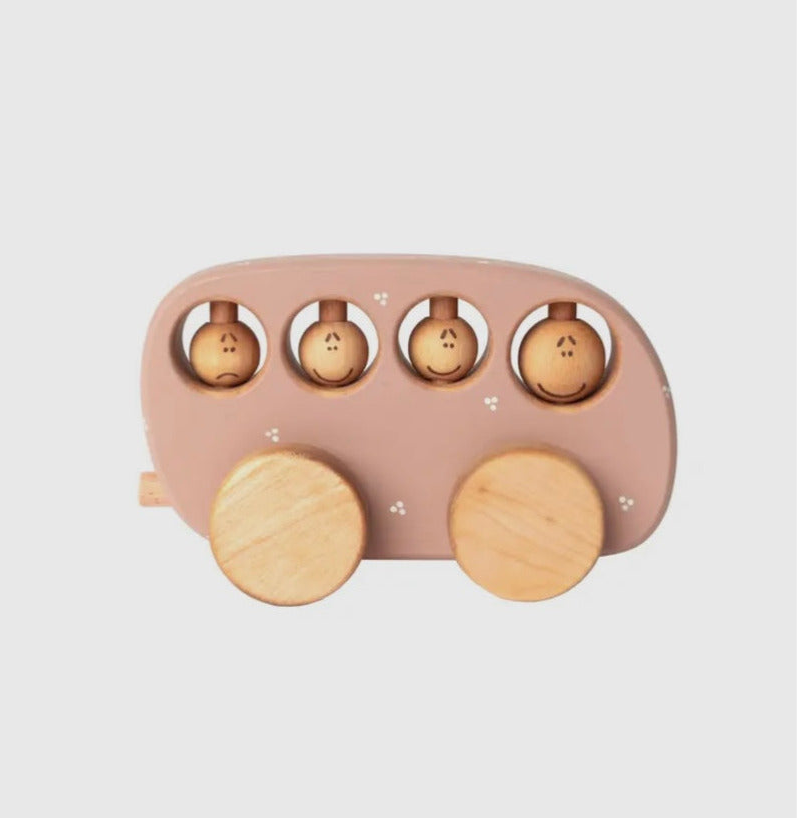 Holz-Spielzeugbus
