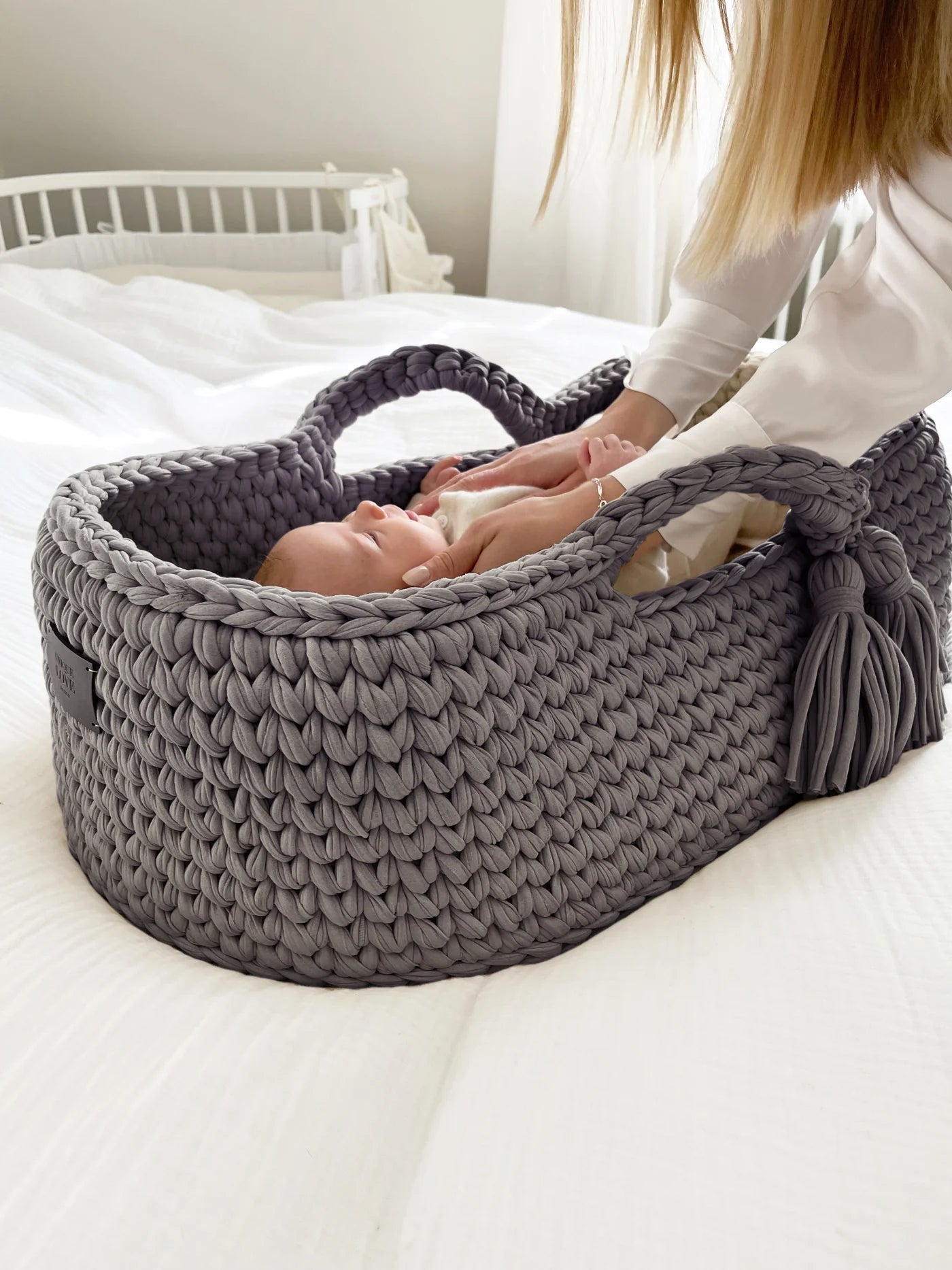 BABYKORB- COZY GRAPHITE
