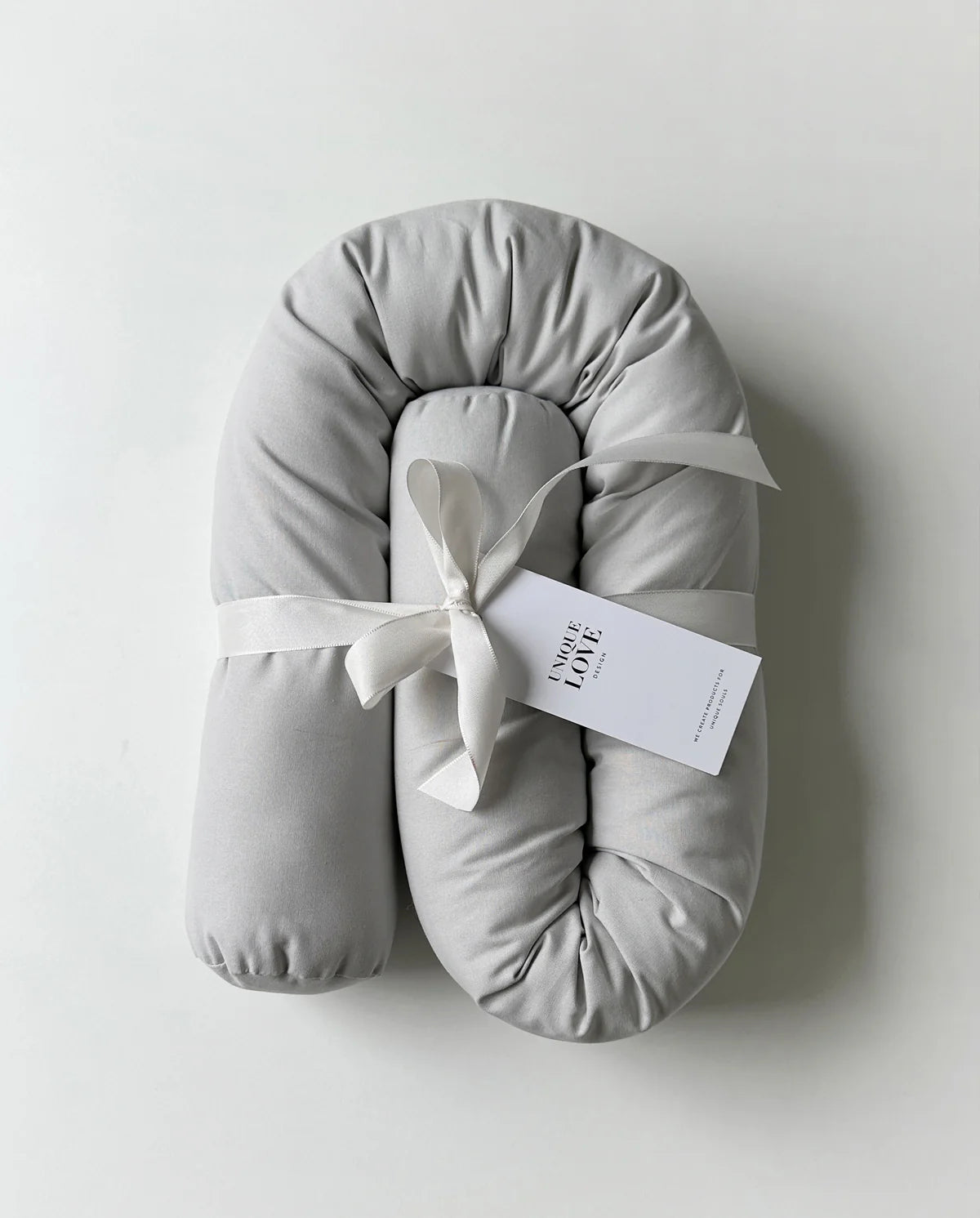 BABYKORB - BETTSCHLANGE - SOFT GREY