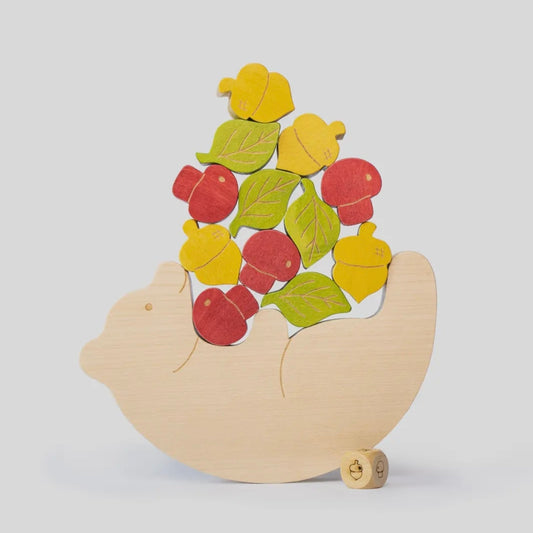 Balance-Bär aus Holz