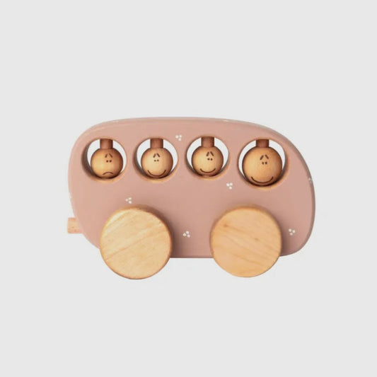 Holz-Spielzeugbus