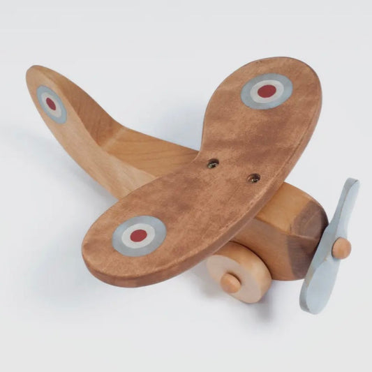 Holzflugzeug-Spielzeug