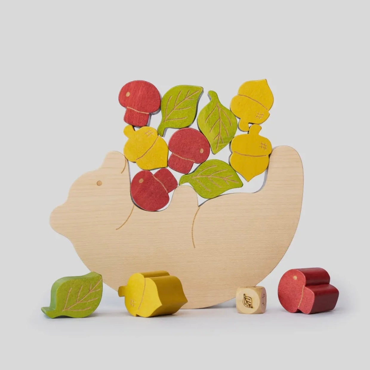 Balance-Bär aus Holz