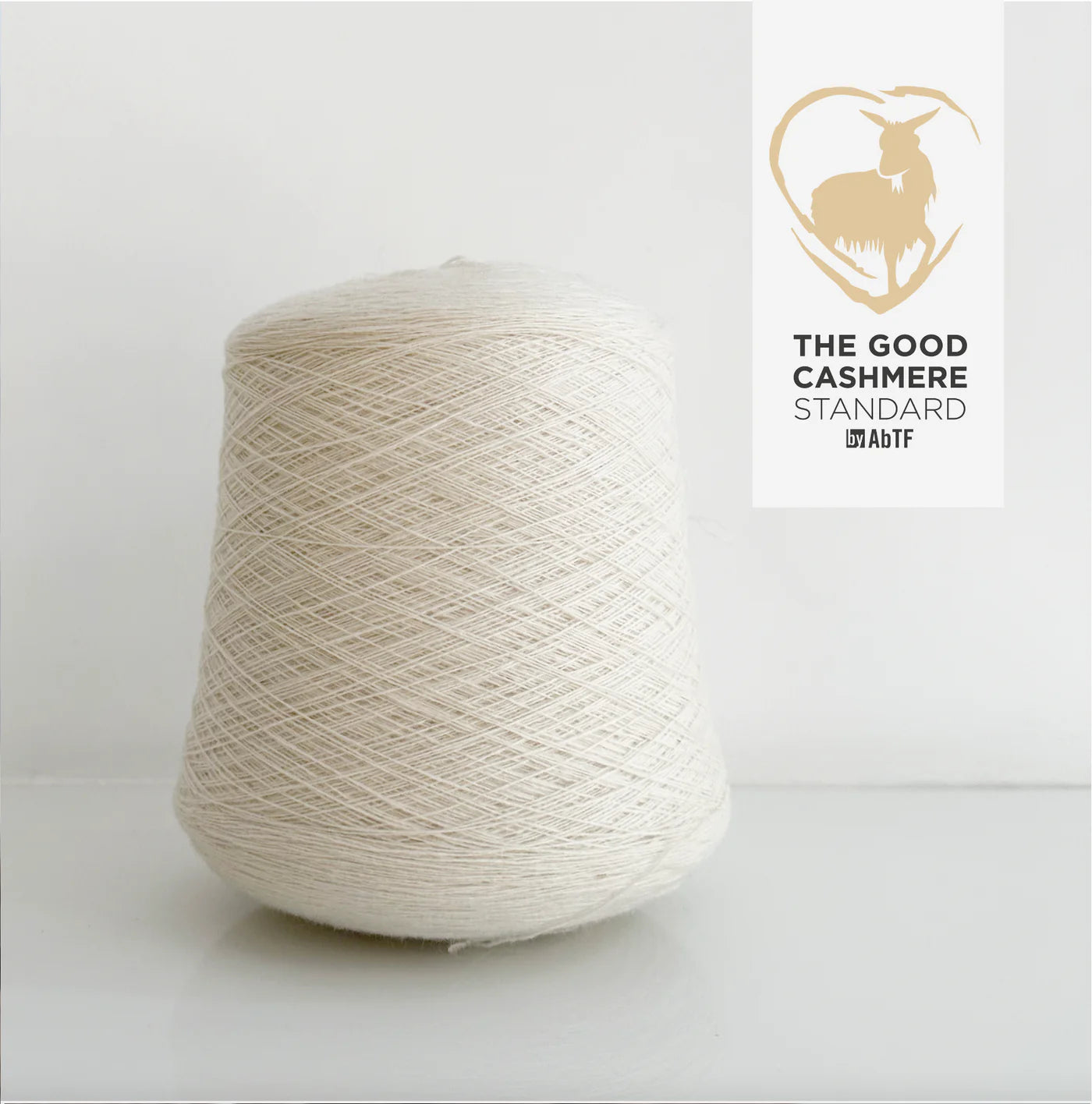 PREMIUM KASCHMIR DECKE - IVORY WHITE GROB