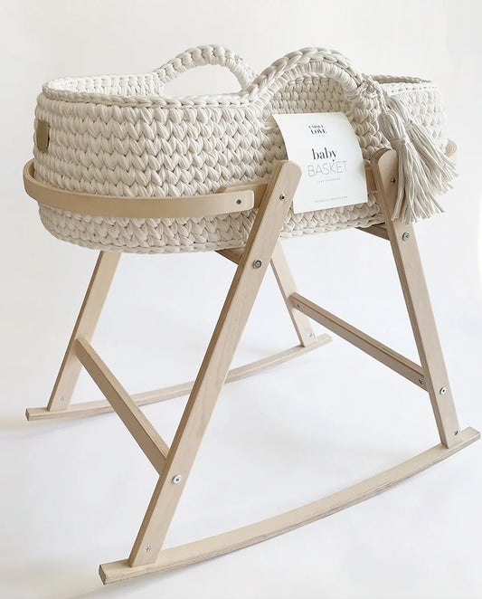 BABYWIEGE FÜR BABYKORB- NATURAL
