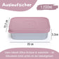 Brotdose Kinder Edelstahl mit Silikoneinsatz - Rosa: 700ml