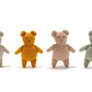 Scandi Teddybär – Gestrickt aus Bio-Baumwolle in Blaugrün