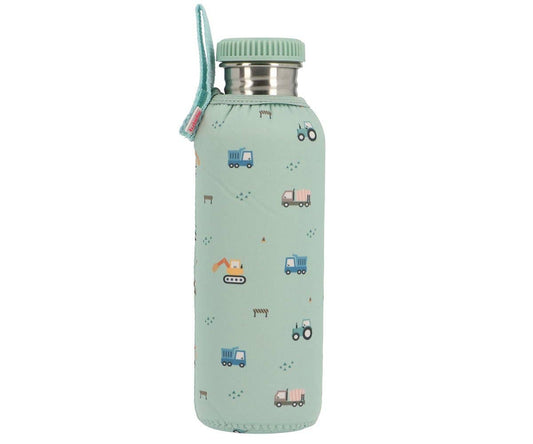 Edelstahlflasche mit Trucks-Hülle 750ml