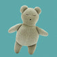 Scandi Teddybär – Gestrickt aus Bio-Baumwolle in Blaugrün