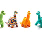 Dino Kuschel Rassel – Diplodocus in Orange