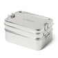 Dabba Magic – Doppeldecker Lunchbox aus Edelstahl mit Snackbox