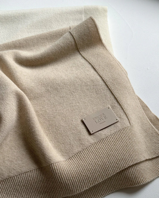 PREMIUM KASCHMIR DECKE - HAZEL BROWN