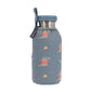 Stahlflasche mit Krokodilhülle 500ml