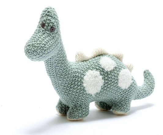 Scandi Diplodocus – Kuscheltier aus Bio-Baumwolle in Teal