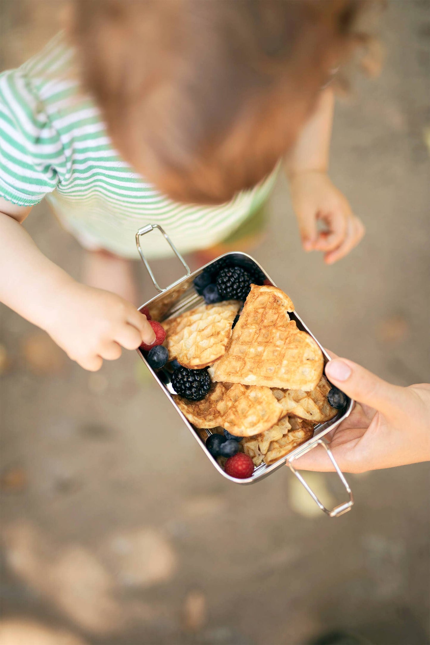Dabba Magic – Doppeldecker Lunchbox aus Edelstahl mit Snackbox