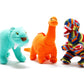 Dino Kuschel Rassel – Diplodocus in Orange