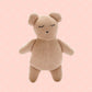 Scandi Teddybär – Gestrickt aus Bio-Baumwolle in Altrosa