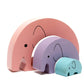 Elefant Stapelspielzeug/Puzzle aus Holz - Little Giants 