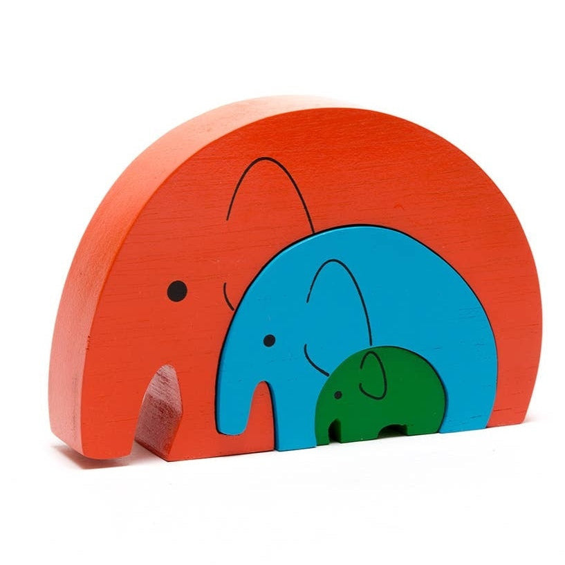 Elefant Stapelspielzeug/ Puzzle aus Holz - Little Giants 