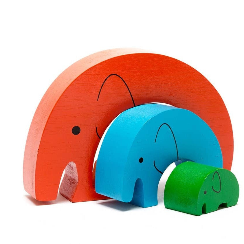 Elefant Stapelspielzeug/ Puzzle aus Holz - Little Giants 